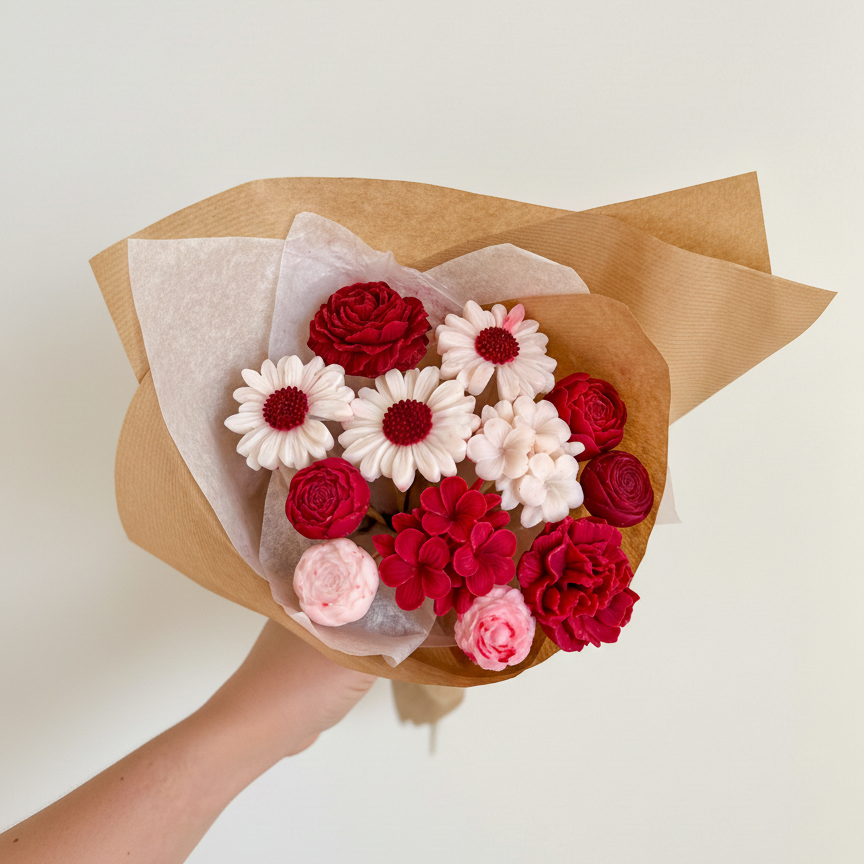 Bouquet parfumé édition Saint-Valentin