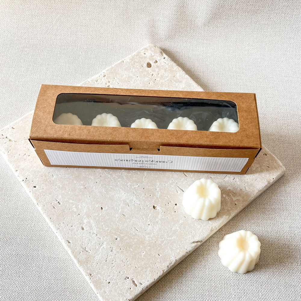 Coffret 5 cannelés parfumés - Iris Lavande